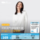 蕉下（beneunder）打底衫女彈力修身保暖長袖女士T恤CT13724 沁柔白 M
