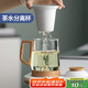 尚言坊茶杯茶水分離杯個人專用茶杯高檔辦公室花茶杯子玻璃泡茶杯喝茶杯