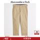 ABERCROMBIE & FITCH男裝春秋美式復(fù)古潮流寬松經(jīng)典直筒奇諾褲卡其褲KI130-2617 卡其色 33 /32 (180/84A)