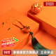 景德鎮(zhèn)官方陶瓷車載擺件汽車掛件套裝鑰匙扣高溫瓷創(chuàng)意車掛件柿子送禮物 車掛擺件套裝