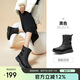 駱駝（CAMEL）2024冬季新品戶外雪地靴子女款加絨保暖防寒鞋高幫登山鞋 3905