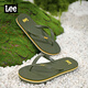 Lee男鞋夏季Modern系列拖鞋男人字拖鞋子男潮鞋休閑防臭涼拖鞋 橄欖綠 42