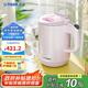 虎牌（TIGER）電熱水壺 雙層防燙 快燒水壺 PCG-G10C 1L電水壺 粉色