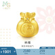 周生生黃金轉(zhuǎn)運珠 福袋足金串珠子 情侶手串不含繩鏈89197C定價