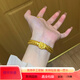 展緣黃金三馬鞭手鏈女新款999足金包銀時(shí)尚輕奢手飾生日禮物送女友 女款 重約23克左右 包金1.6克 17厘米長(zhǎng)