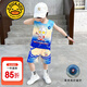 G.DUCKKIDS小黃鴨聯(lián)名奧特曼衣服男童背心套裝兒童夏裝帥氣中小童速干籃球服 ATM117-藍(lán)色 110 尺碼4~5歲【100-110cm】