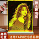 珍如意錘子玻璃畫私人定制真人照片敲擊琉璃畫周年送女友520情人節(jié)禮物 豎版 15*20 帶發(fā)光底座