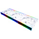 Thermalright(利民) TL-M12QW X3 12cm純白風壓扇 無線材拼接機箱風扇 積木風扇 2000轉速PWM  幻彩無限鏡框 