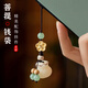 簡(jiǎn)木格 手機(jī)掛繩手機(jī)鏈掛飾 創(chuàng)意手工雕刻菩提錢袋手機(jī)鏈掛件情侶高檔汽車鑰匙掛件招財(cái)福袋包掛飾品 福袋手機(jī)鏈【套繩款】