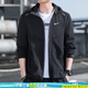 耐克（NIKE）外套男上衣 25夏秋季新款運(yùn)動(dòng)服休閑透氣跑步快干防風(fēng)衣梭織夾克 CZ9071-010/連帽/曬圖退10 XL (180/96A)