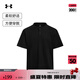 安德瑪（UNDERARMOUR）春夏Waffle Henley男子華夫格運(yùn)動(dòng)休閑短袖T恤6007562 黑色001 XL