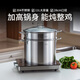 Momscook 不銹鋼蒸鍋 蒸籠 304 單層蒸鍋 復底加厚 燃氣電磁爐通用 28cm