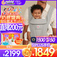ERGObaby二狗背帶嬰兒抱娃神器四季透氣外出旅行遛娃神器breeze解放雙手 【重磅升級(jí)】Deluxe灰+口水巾