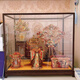 十里紅妝3d立體拼圖全套成品模型擺件鳳冠花轎結(jié)婚禮物女友閨蜜 六件套+大防塵罩+實木擺件+雞翅木罩