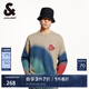 杰克·瓊斯（JACK&JONES）男裝春季CNY聯(lián)名衣身漸變潮流百搭寬松圓領(lǐng)毛衣針織衫男225113013 卡其色E11 常規(guī) 卡其色E11 S