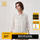 卡賓（CABBEEN）【100%亞麻】商場(chǎng)同款七分袖襯衫男2024夏季新款輕薄 米白色12 M /170/48
