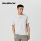 薩洛蒙（Salomon）男款 戶外運(yùn)動(dòng) 都市風(fēng)尚山野型格短袖T恤AMPHI POWER DRY SS 淺灰色C24093 L