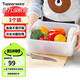 特百惠（Tupperware）冷凍5.7L大容量保鮮盒食品級(jí)冰箱儲(chǔ)物收納盒肉類速凍密封不串味