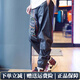 耐克（NIKE）官方艦店男褲子25春秋季新款梭織運動(dòng)褲收口束腳褲男士休閑長(cháng)褲 DX0622-010-黑色-建議買(mǎi)小一碼 L