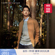 TOMMY HILFIGER【出走都市】春夏男裝潮流商務(wù)休閑棒球飛行員夾克外套男J9384 棕色GWJ M （推薦：135-150斤）