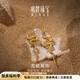 明牌珠寶七夕禮物 靈蛇系列 足金黃金沙漠圖騰蛇耳墜耳飾AFH0202工費(fèi)350 送禮女 約5.34克
