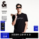 杰克·瓊斯（JACK&JONES）安心品質(zhì)25年男裝短袖t恤男士夏柔軟垂感絲滑莫代爾圓領(lǐng)高端半袖 E40黑色 常規(guī) XL