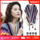 CRANTA KOMEIA披肩女針織外搭斗篷旅行云南麗江披風(fēng)毛毯生日禮物送女友 藍(lán)色 高級(jí)感輕奢ck風(fēng)時(shí)尚百搭高端