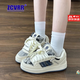 ZCVRR國潮厚底鞋子女2025秋季新款百搭板鞋潮流時(shí)尚休閑牛仔面包女鞋 牛仔藍 38 (240mm)