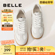 百麗（Belle）散文詩復(fù)古德訓(xùn)鞋女簡約百搭情侶同款休閑鞋B0992AM5 【翟瀟聞同款】灰色-女款 37 (235mm)