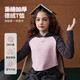 ASK JUNIOR童裝女童長(zhǎng)袖連帽打底T恤2025秋季保暖德絨重磅T恤 粉色 160