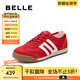 百麗（Belle）小輕甘2.0透氣休閑鞋女2025夏新商場(chǎng)同款舒適德訓(xùn)鞋D3W1DBM5 紅色 36 (230mm)