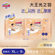 大王【重磅新品】光之羽系列 干爽瞬吸紙尿褲 散熱芯寶寶尿布拉拉褲 大王光之羽短褲式  XL6片