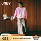 JNBY/江南布衣秋季衛(wèi)衣長袖寬松休閑圓領(lǐng)兔子印花上衣女5N7413660 665/中粉色 M