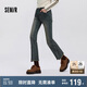 森馬（Semir）牛仔褲女做舊潮流街頭2025春季辣妹毛邊喇叭褲復(fù)古風(fēng)109125124001