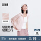 森馬[陳都靈同款]外套女寬松連帽夏輕盈涼感防曬衣101324108003