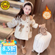 G.DUCKKIDS小黃鴨童裝女童外套秋冬1-3歲女寶寶保暖棉服兒童冬裝加絨棉衣潮 杏色 120 （建議身高110cm  6-7歲）c