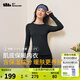蕉下保暖內(nèi)衣女士套裝秋衣秋褲顯瘦肌底打底衣高彈保暖衣褲SF05124 【中暖】漫暮黑 L