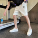 倉石一樹美式短褲男士夏季休閑寬松ins五分褲直筒時尚百搭外穿潮褲子 白色 XL