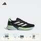 adidas領(lǐng)航系列Supernova Eterno舒適隨心暢跑慢跑鞋男女阿迪達(dá)斯   黑色/亮金屬鐵灰/綠   42.5