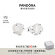 潘多拉（PANDORA）雪映玫瑰耳釘白色優(yōu)雅高級(jí)時(shí)尚小眾設(shè)計(jì)感情人節(jié)禮物送女友