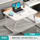JCZS德國床上桌可升降床上折疊桌子宿舍學(xué)習桌書(shū)桌學(xué)生電腦桌懶人桌板 大號(三檔升降) 珍珠白