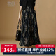 晚白國(guó)風(fēng)印花a字半身裙2025夏薄款洋氣淑女長(zhǎng)裙氣質(zhì)通勤百搭顯瘦半裙 花色 M