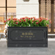 揚識戶(hù)外鐵藝花箱組合不銹鋼花槽市政景觀(guān)綠化樹(shù)箱商業(yè)街外擺花壇花盆 定制尺寸款式