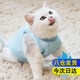 迪普爾 母貓絕育服貓咪手術(shù)服手術(shù)衣寵物貓衣服斷奶服貓貓防舔服恢復(fù)服* 藍(lán)色 S【適合3-5斤內(nèi)貓咪】
