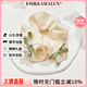 卡瑪倫（KAMALUN）鈴蘭花頭繩女高級(jí)感森系皮筋蝴蝶結(jié)大腸發(fā)圈小清新頭花頭飾送女友 鈴蘭花蝴蝶結(jié)大腸圈+品牌禮盒