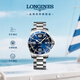 浪琴（LONGINES）瑞士手表 康卡斯?jié)撍盗?機(jī)械鋼帶男表L37424966