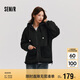 森馬（Semir）森馬外套女仿羊羔毛搖粒絨雙面穿連帽重磅夾克24新款109724108002