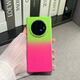 芬華克適用vivoxfold3手機殼新款撞色超薄硅膠折疊屏保護套vivoxfold3pro鏡頭全包華為mateX5男女防摔X3 粉綠漸變 vivo X Fold3 Pro