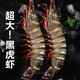 【JD&順豐】黑虎蝦超大 新鮮海捕活凍老虎蝦大對蝦 海蝦生鮮海鮮 黑虎蝦 1斤(凈重)  10只/盒 *6盒【送禮】