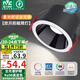 雷士（NVC）LED筒燈嵌入式客廳臥室過(guò)道天花燈7瓦黑杯暖白全光譜護(hù)眼【欣月】